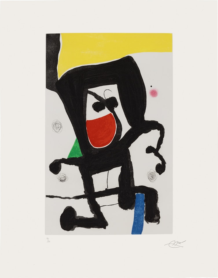 Mousse dans les cordages (Cabin-Boy in the Rigging), from People of the Sea (D. 1286) by Joan Miró