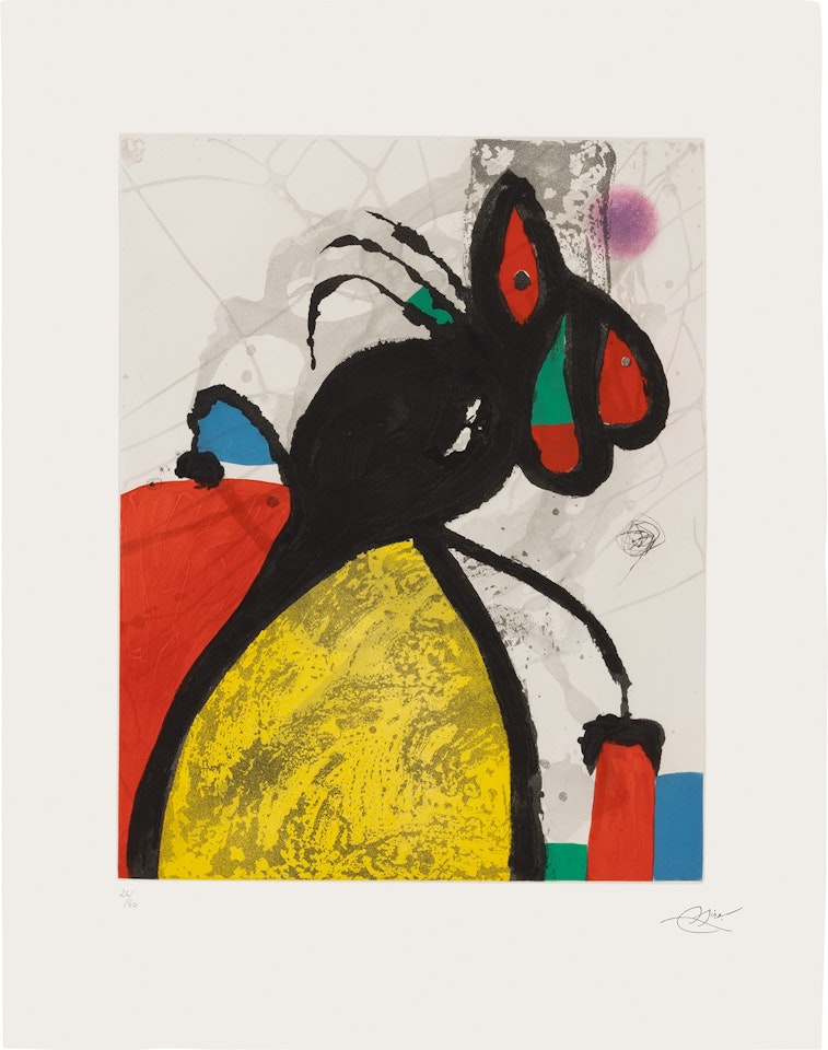 La môme crevette (The Little Shrimp), from People of the Sea (D. 1285) by Joan Miró