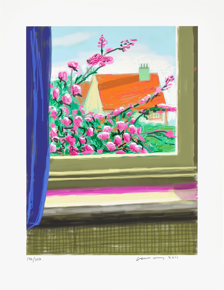 My Window: No. 778, 17th April 2011 (2011) by David Hockney