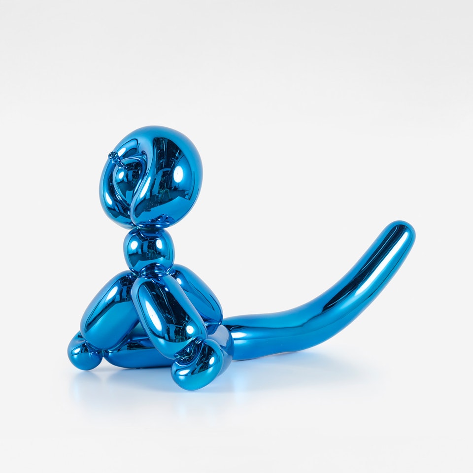 Balloon Monkey (Blue) by Jeff Koons