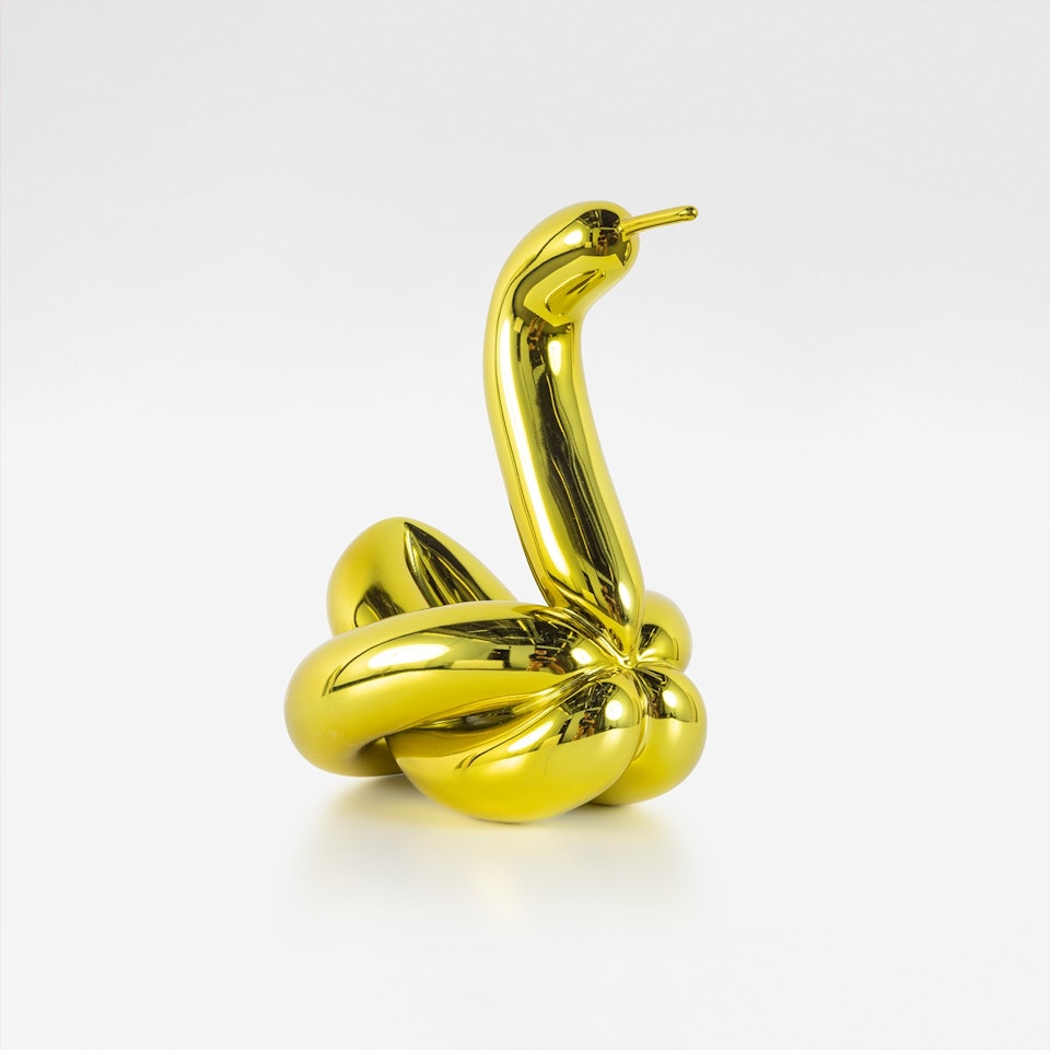 Balloon Swan (Yellow) by Jeff Koons