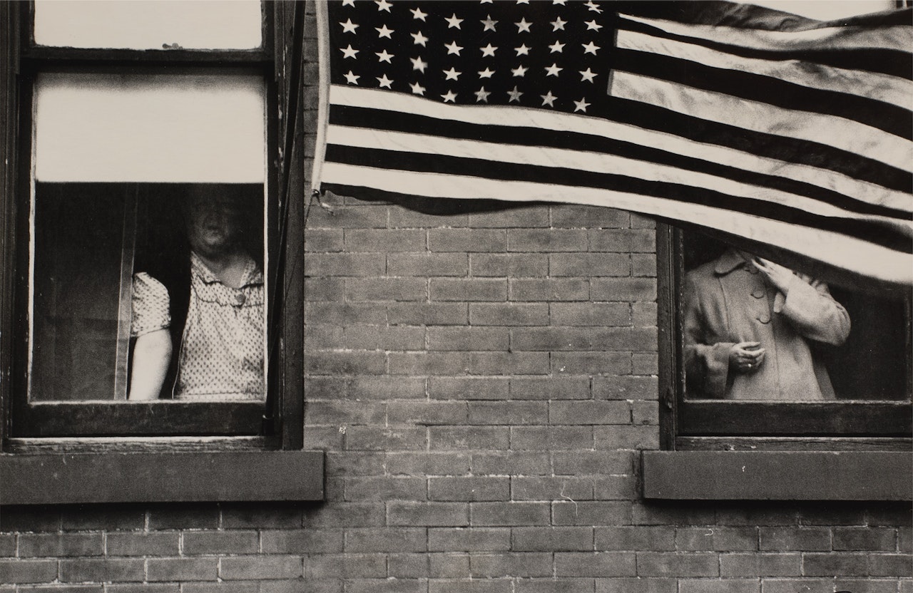 Parade - Hoboken, New Jersey by Robert Frank