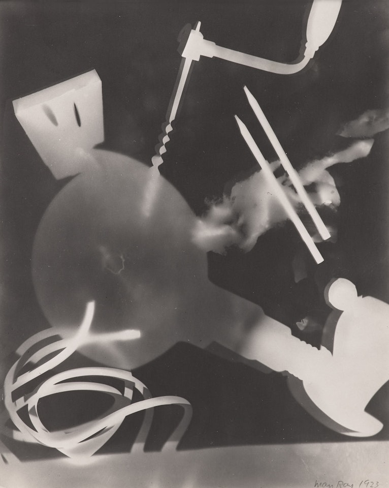 Rayograph (auger and other objects) by Man Ray