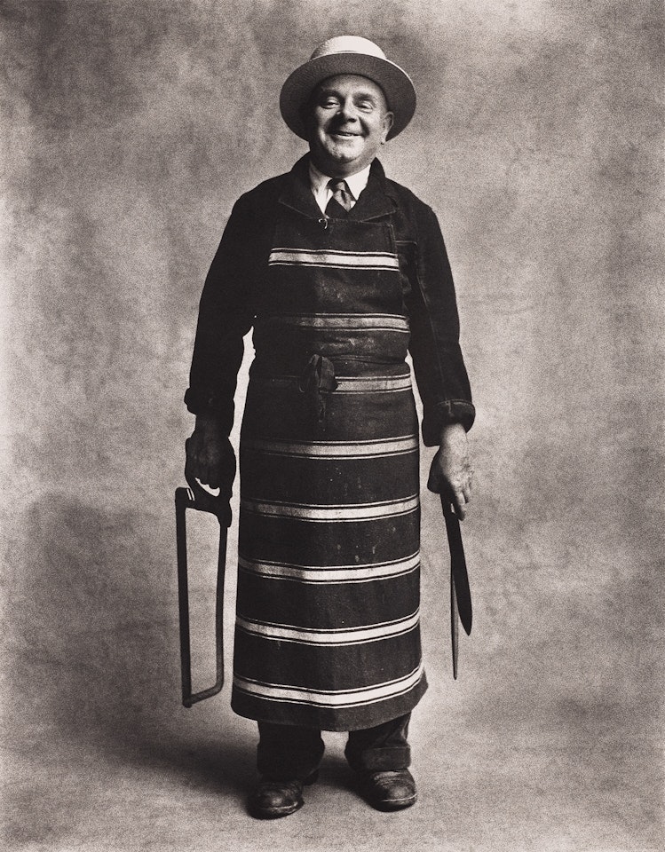Butcher, London by Irving Penn