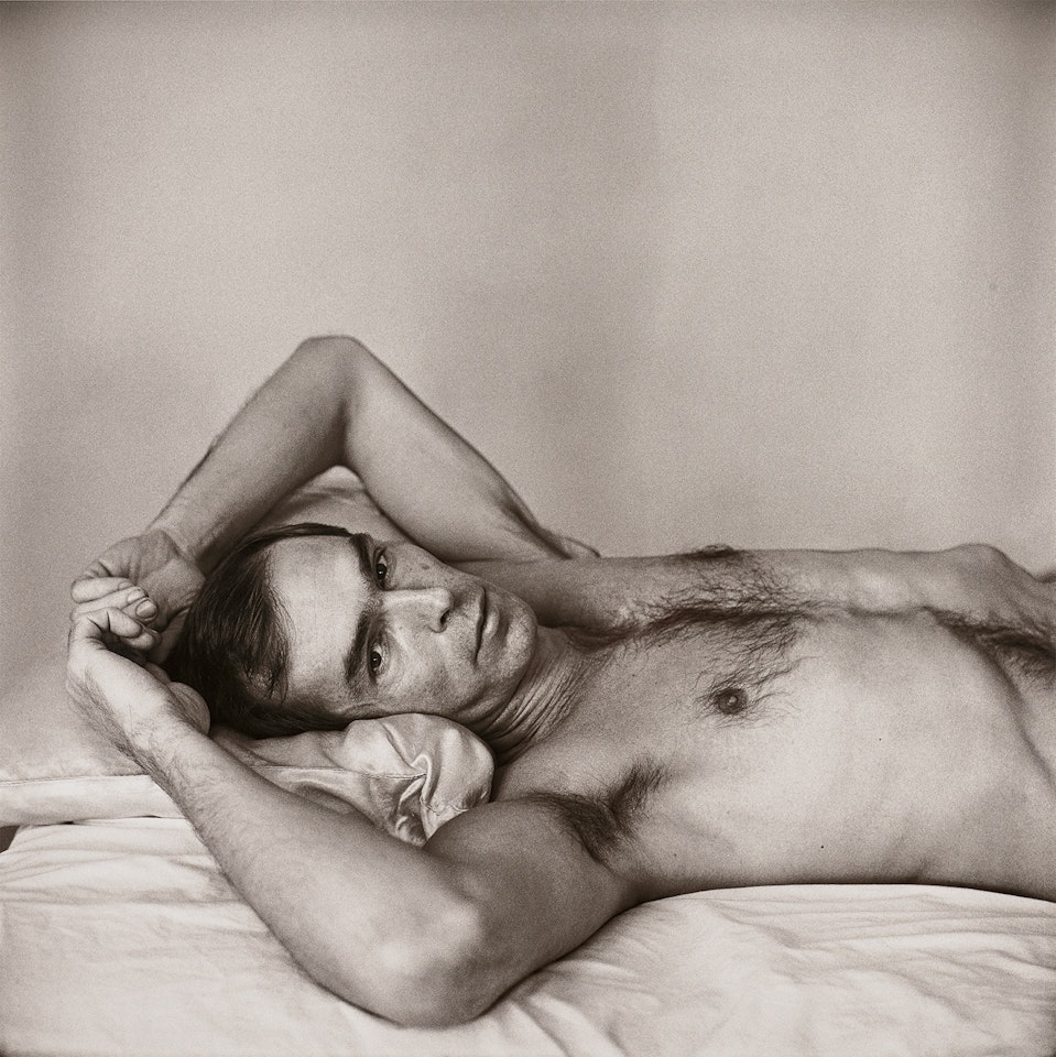 Self Portrait Lying Down by Peter Hujar