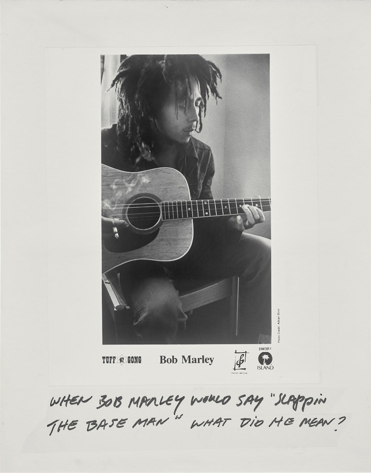 Untitled (Publicity, Bob Marley) by Richard Prince