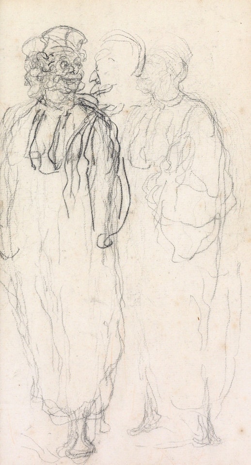 Trois Avocats causant by Honoré Daumier