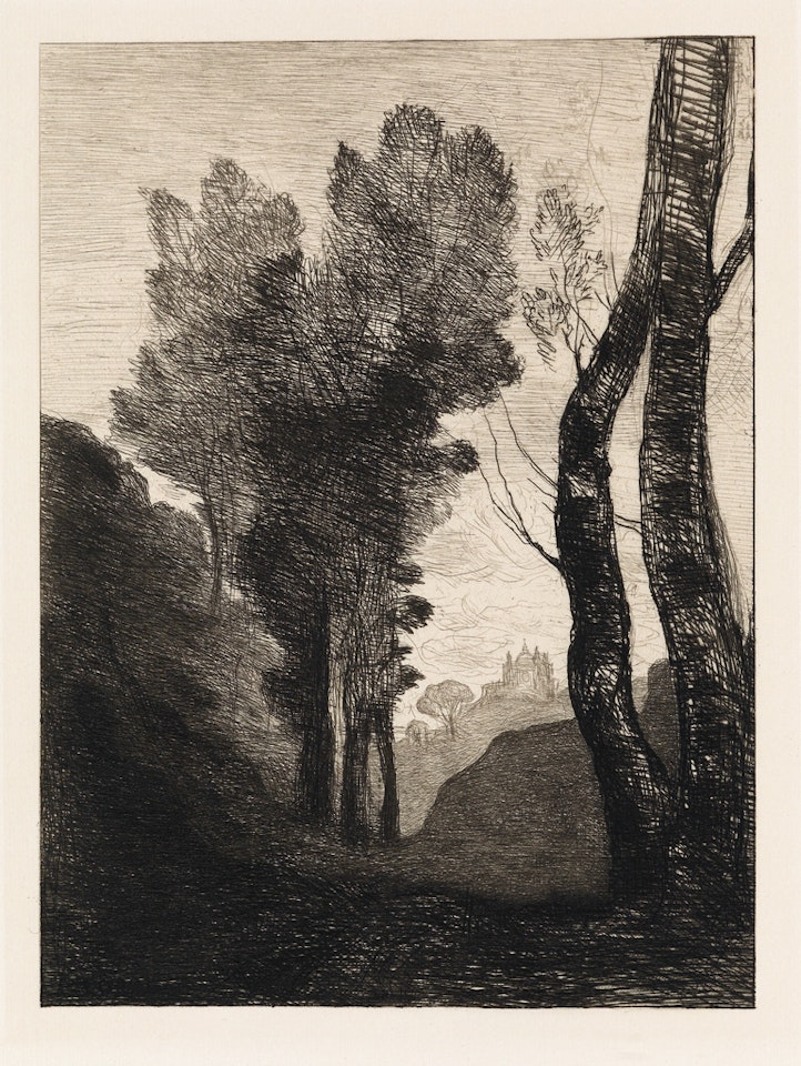 Environs de Rome by Jean Baptiste Camille Corot