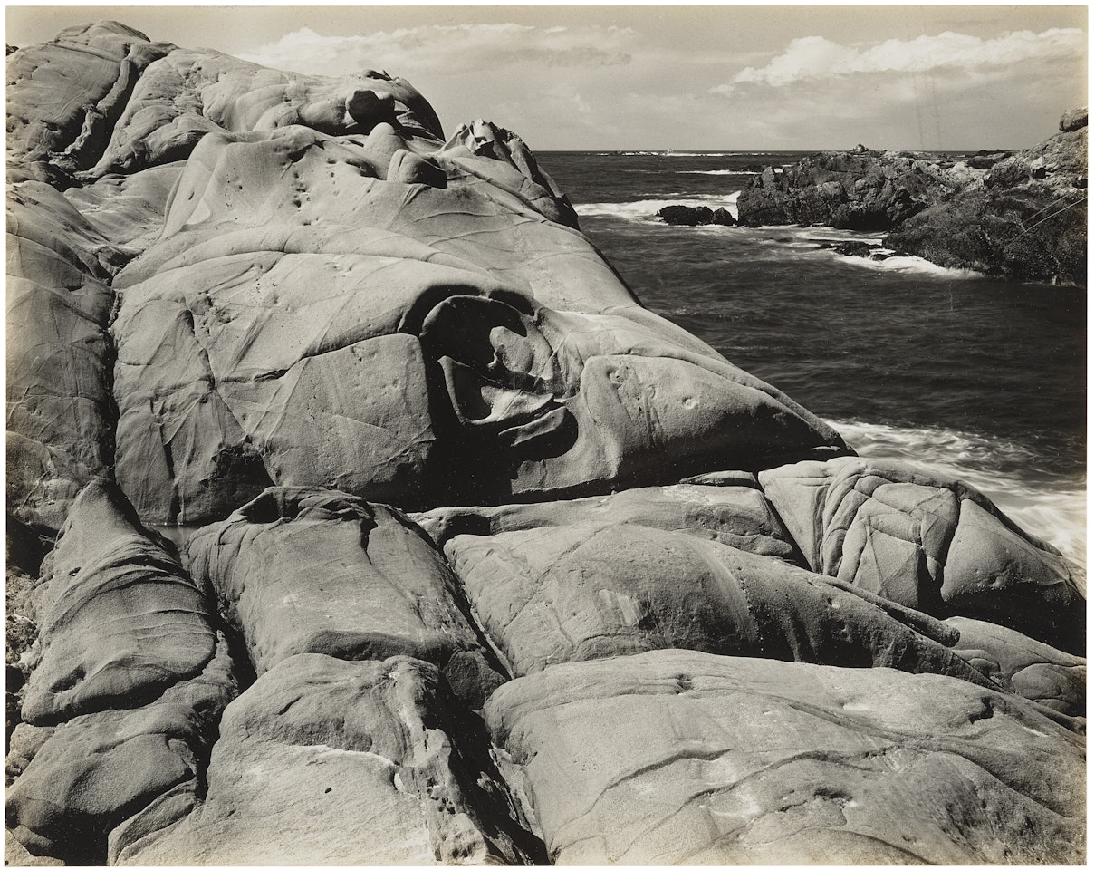 Rock and Sea, Point Lobos by Edward Weston