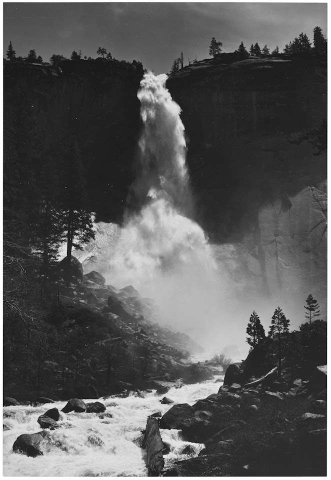 Nevada Fall, Yosemite National Park by Ansel Adams