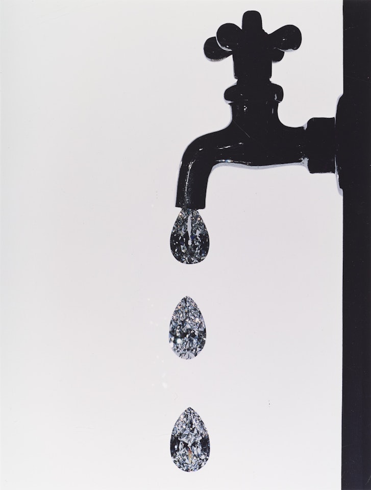 Faucet Dripping Diamonds, New York by Irving Penn