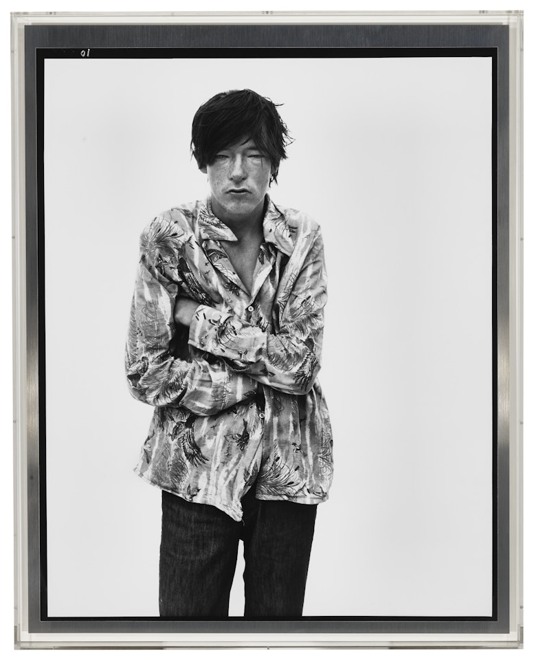 Rick Davis, Drifter, Interstate 94, Buffalo, North Dakota, July 13, 1982 by Richard Avedon
