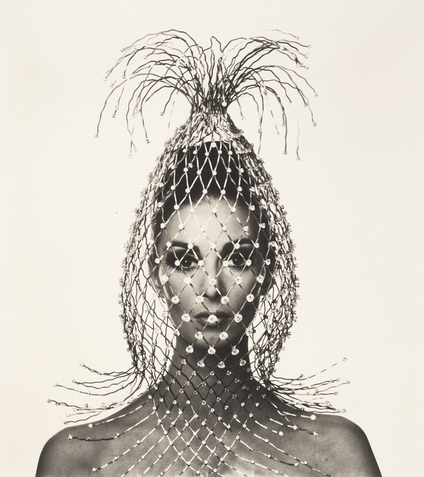 Vogue Cover (Cage On Wilhelmina), Paris by Irving Penn