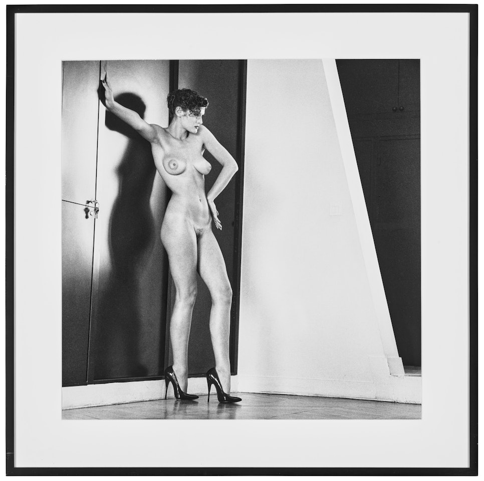 Sylvia in My Studio, Paris by Helmut Newton