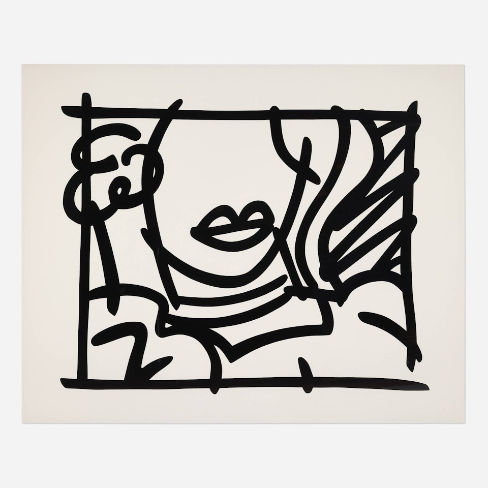 Woman with Green Blouse by Tom Wesselmann