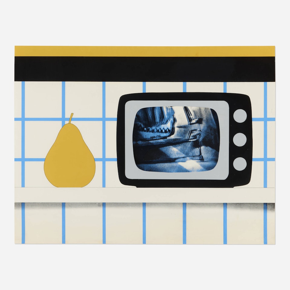TV Still Life (from the 11 Pop Artists, Volume III portfolio) by Tom Wesselmann