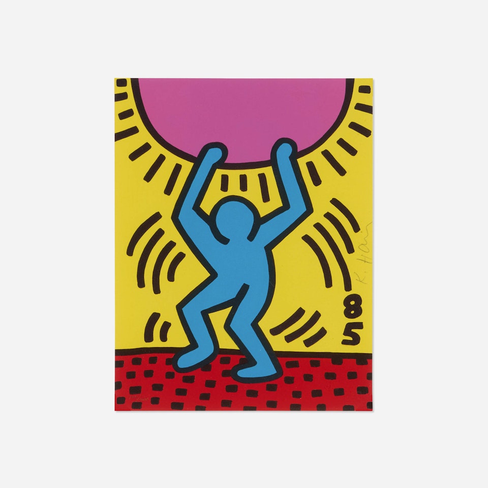 International Youth Year by Keith Haring