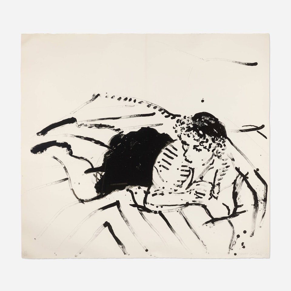 Big Celia Print #2 by David Hockney