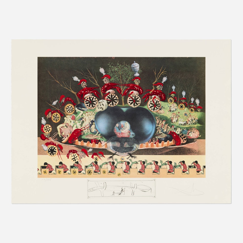 L"atavisme (from Les dîners de Gala suite) by Salvador Dali