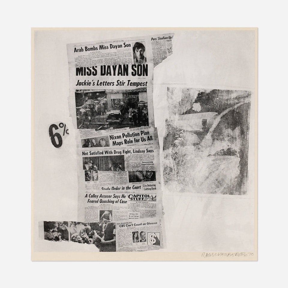 Untitled (from the Currents portfolio) by Robert Rauschenberg
