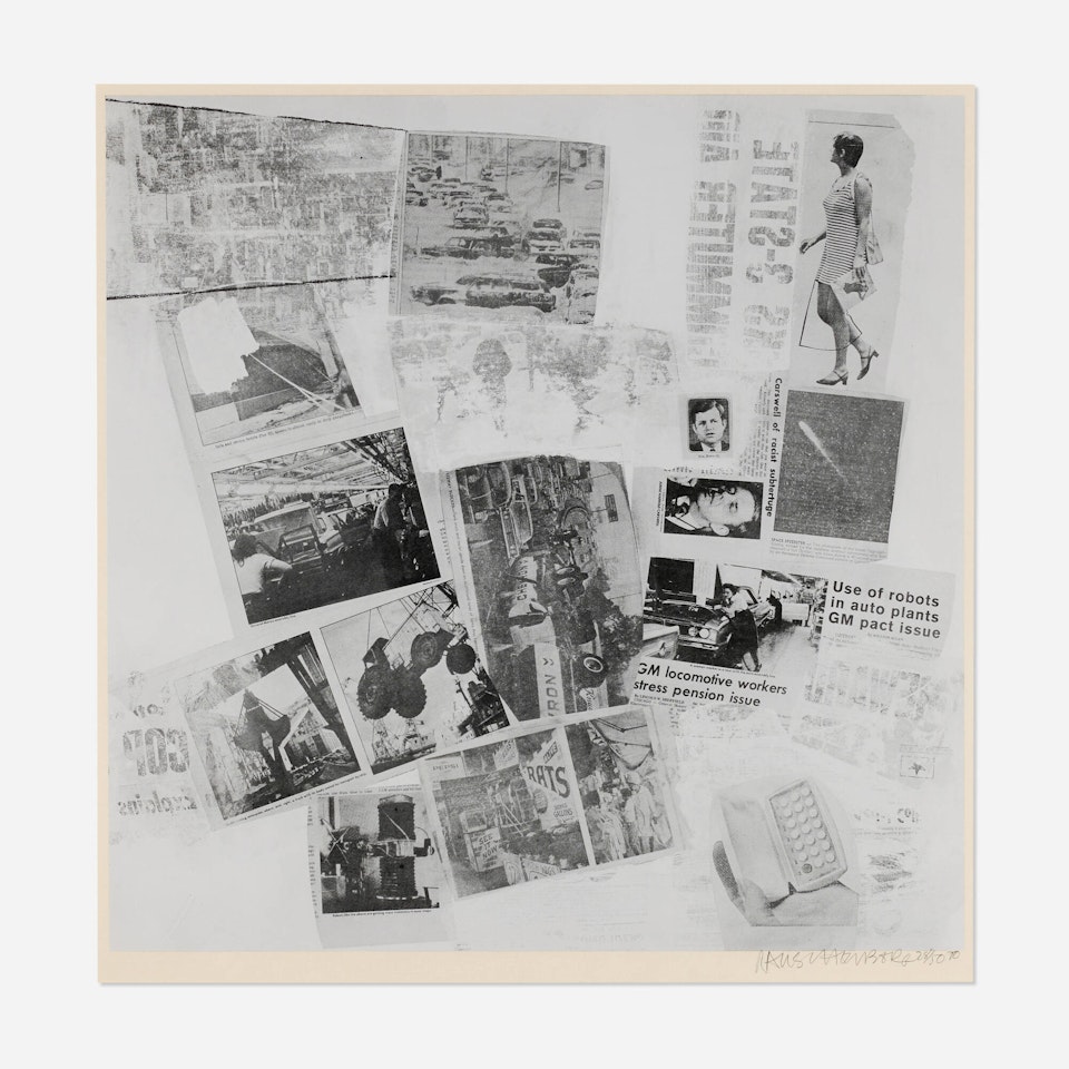 Untitled (from the Currents portfolio) by Robert Rauschenberg