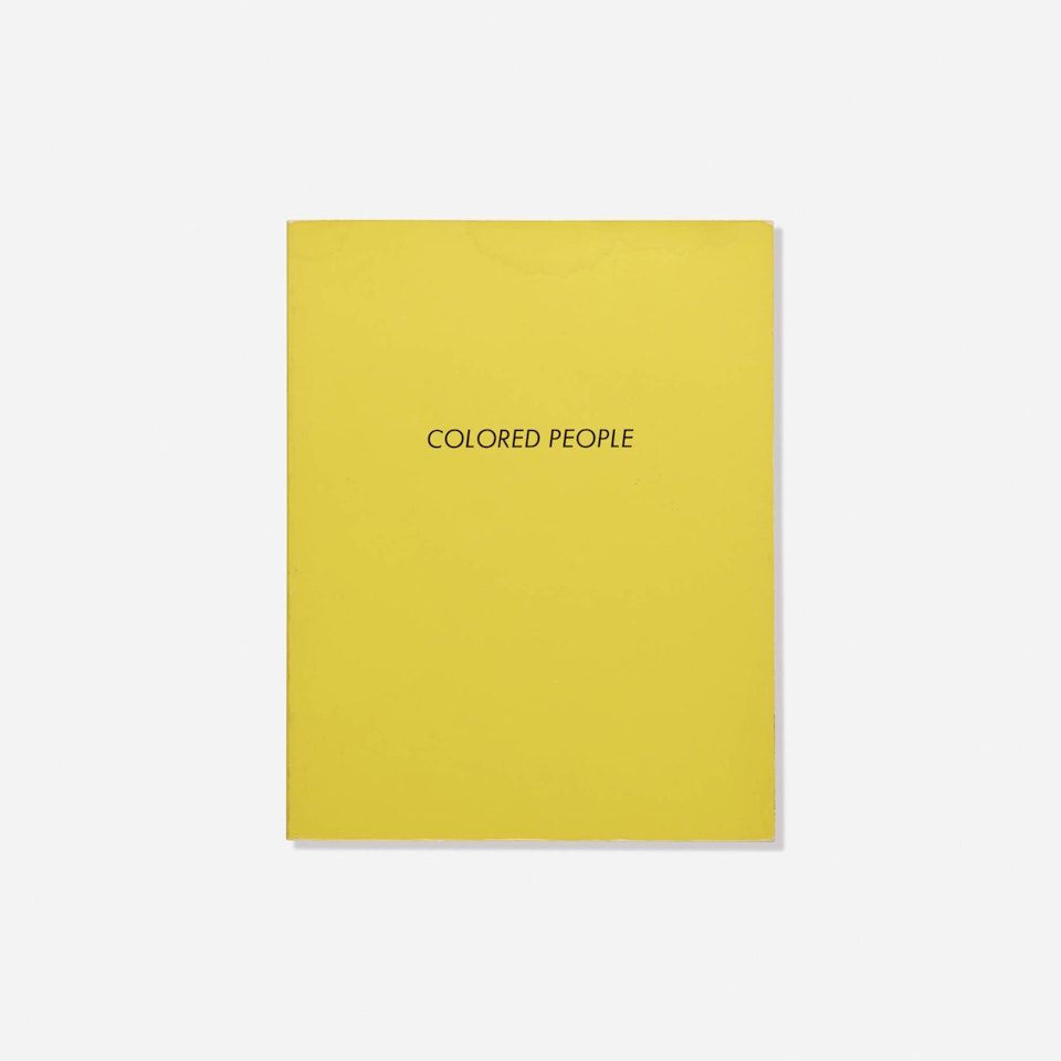 Colored People by Ed Ruscha