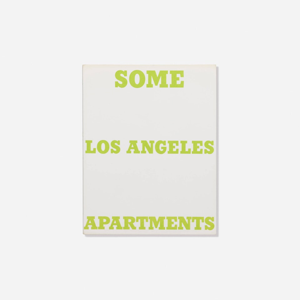 Some Los Angeles Apartments by Ed Ruscha