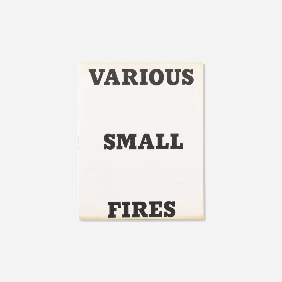 Various Small Fires by Ed Ruscha