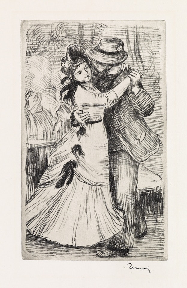 La Danse à la Campagne, 2e planche by Pierre-Auguste Renoir