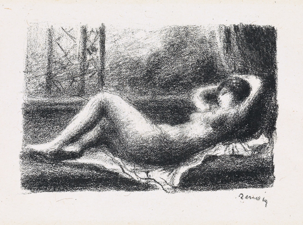 Odalisque by Pierre-Auguste Renoir