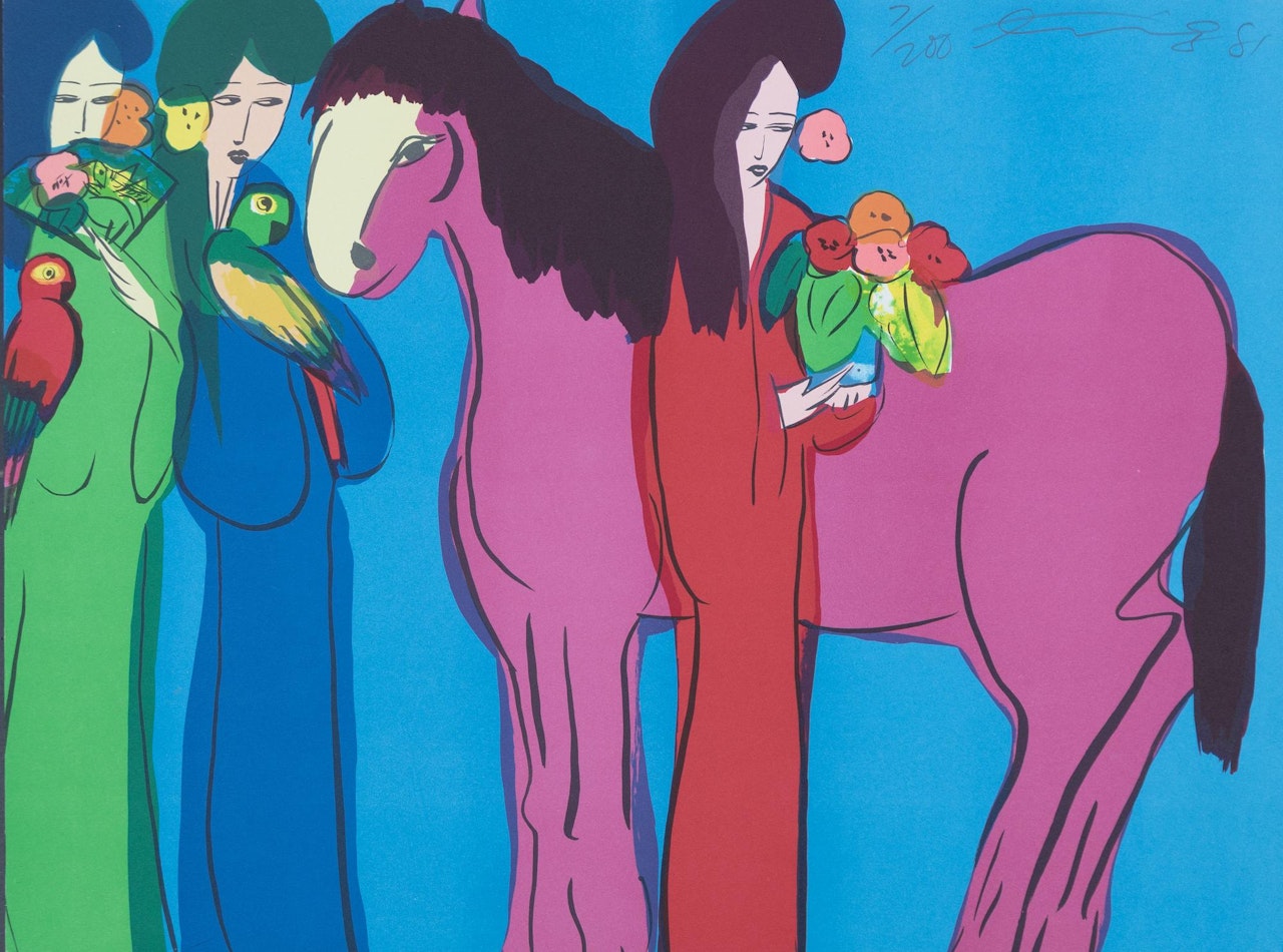 Walasse Ting, Untitled by Walasse Ting