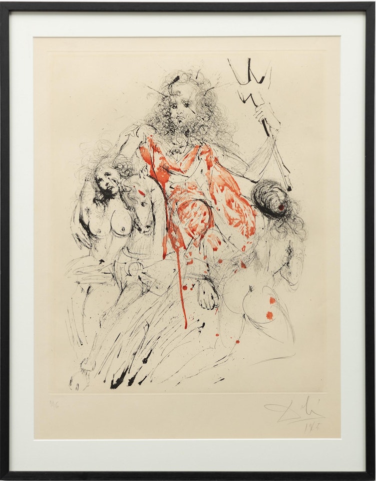 "Poseidon" from "Mythology" by Salvador Dali