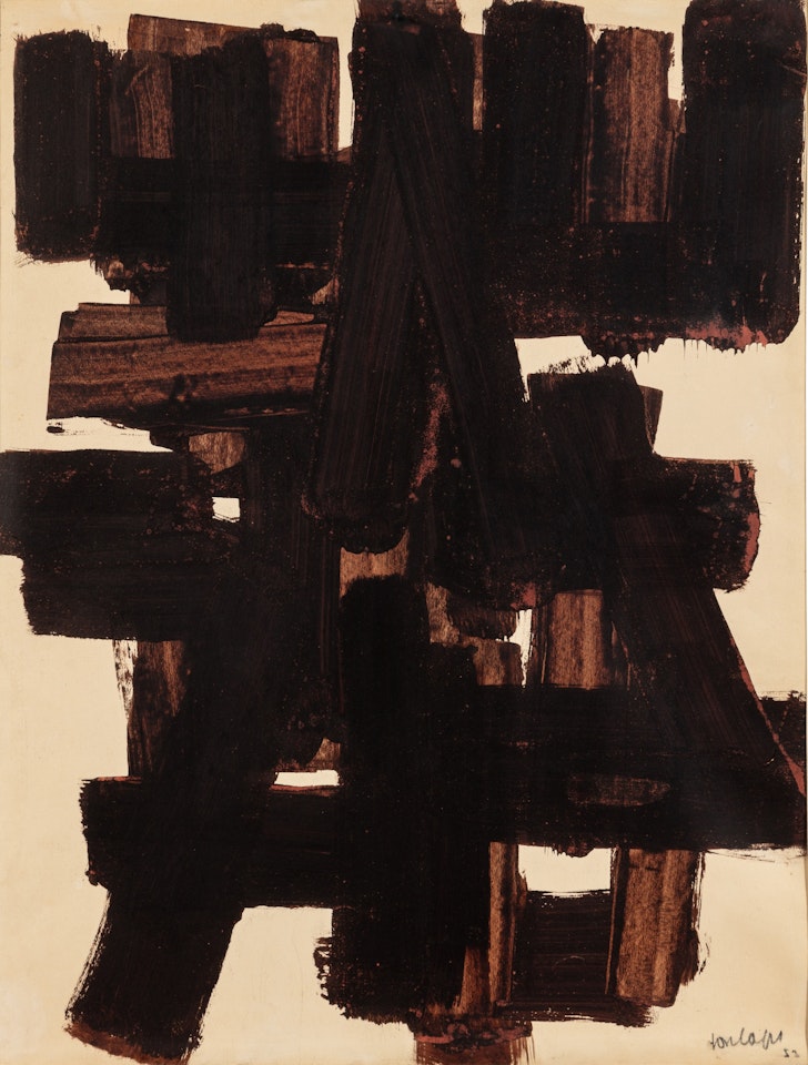 Composition by Pierre Soulages