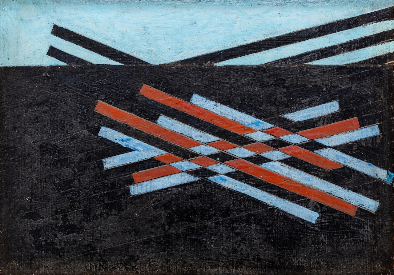 Composition diagonale by Max Ernst