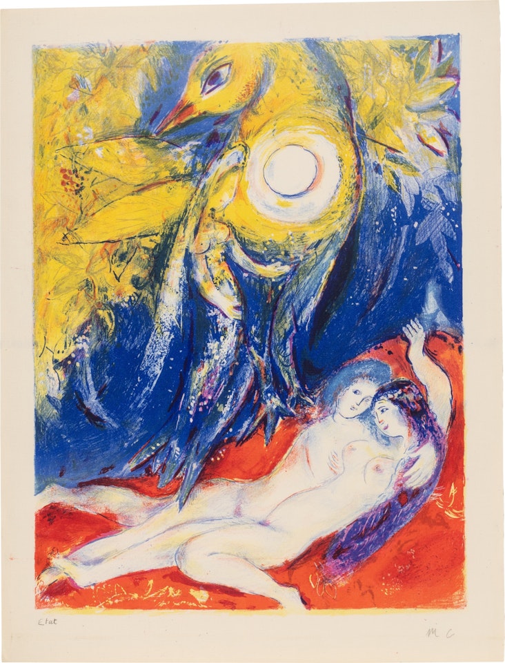 Plate 13, Arabian Nights by Marc Chagall