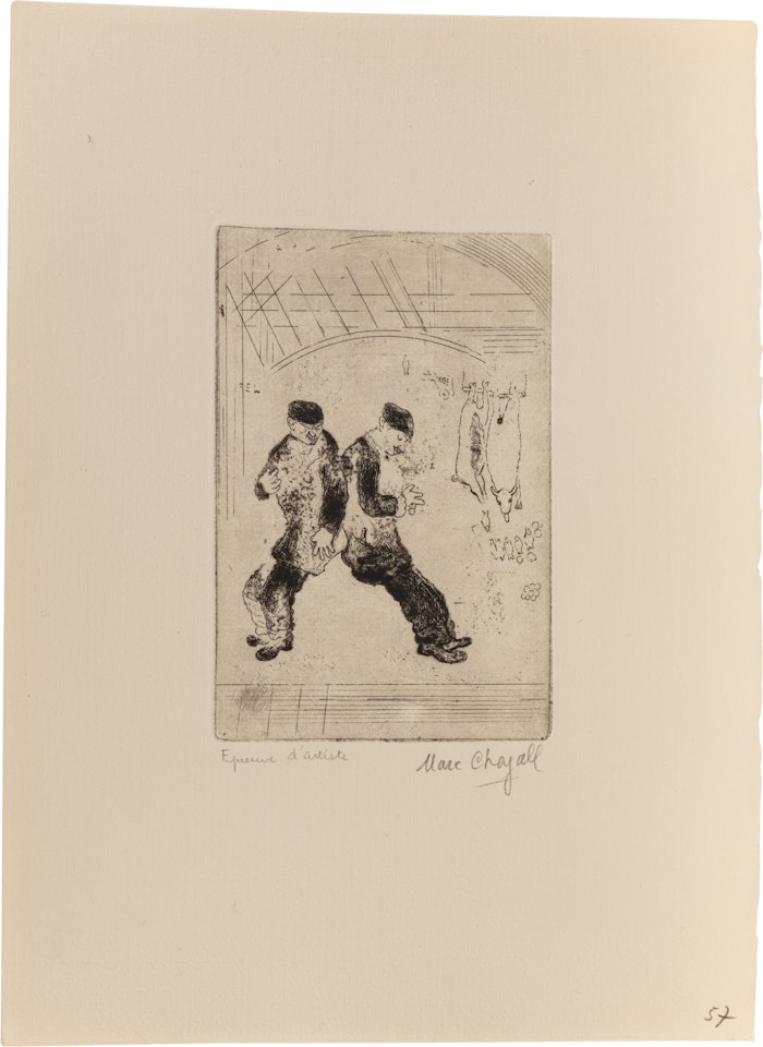 Die Sieben Todsünden (Les Sept Péchés Capitaux) by Marc Chagall