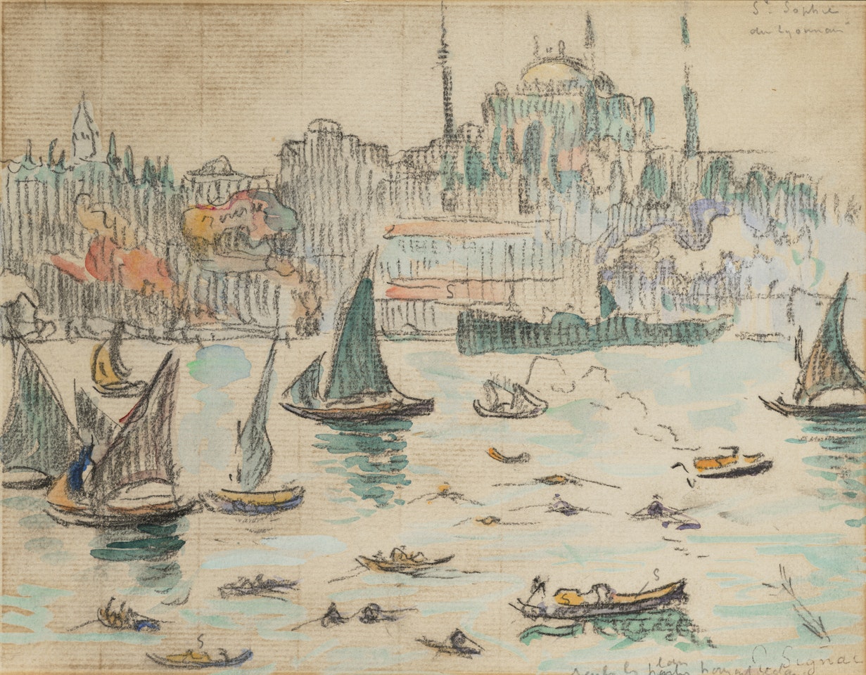 Constantinople, Sainte-Sophie by Paul Signac
