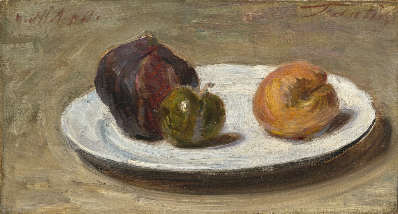Figues, reine-claude et abricot by Henri Fantin-Latour