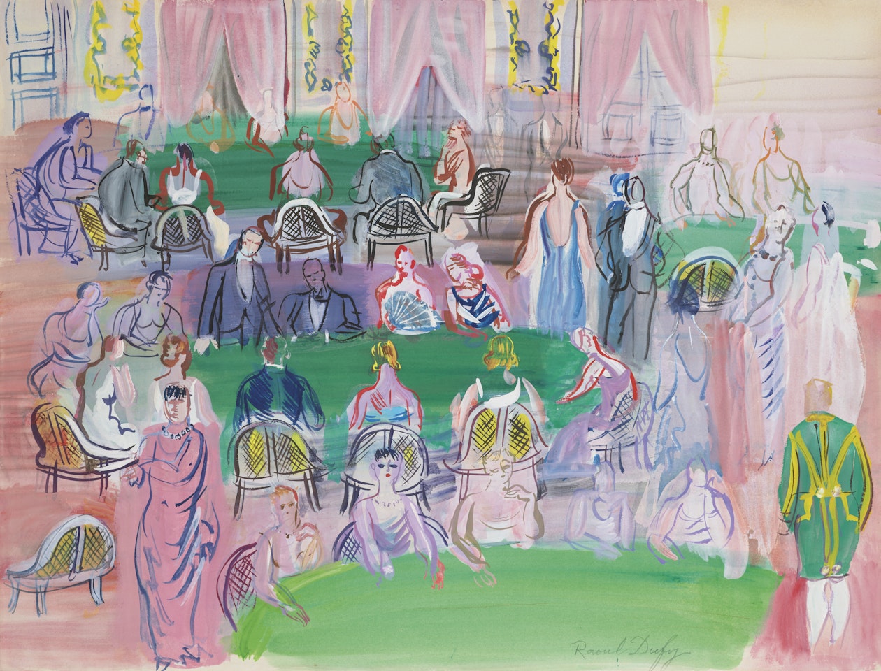 Baccarat by Raoul Dufy