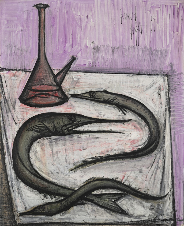 Nature morte aux orphies by Bernard Buffet