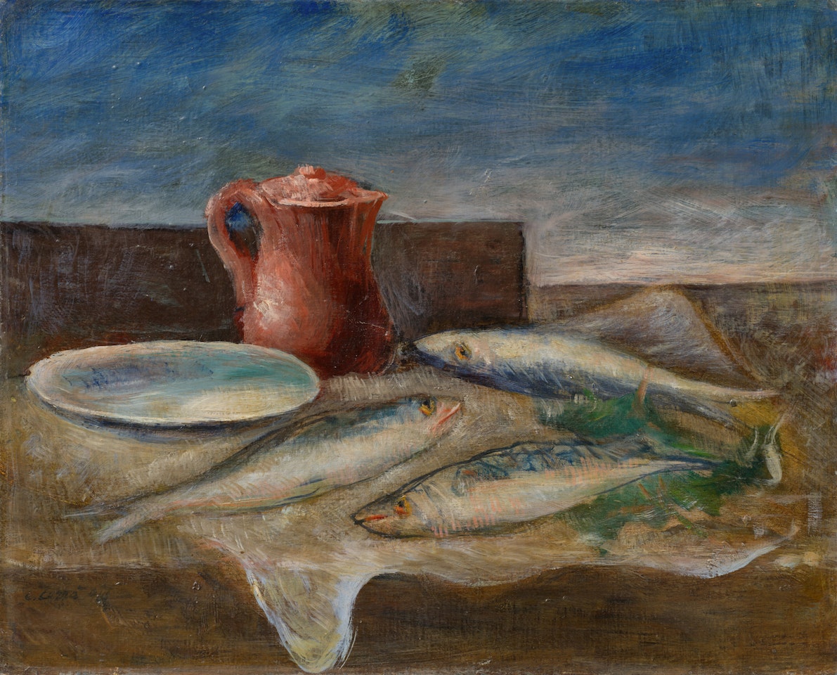 Natura morta marina by Carlo Carra