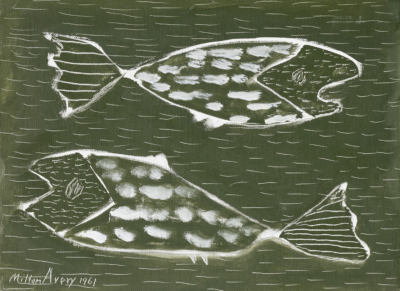 Two Fish by Milton Avery