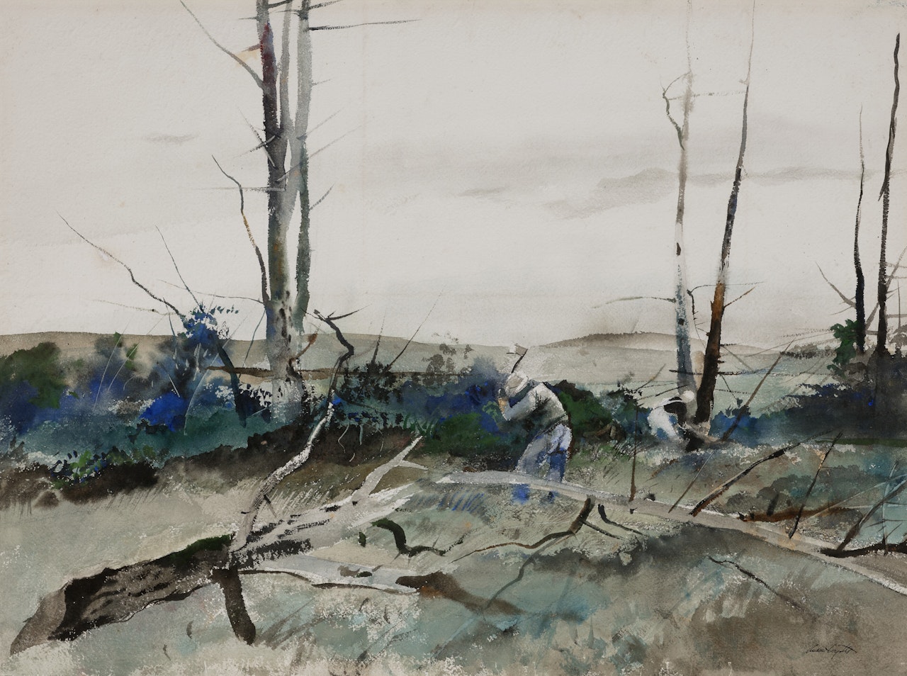 Wood Choppers by Andrew Wyeth