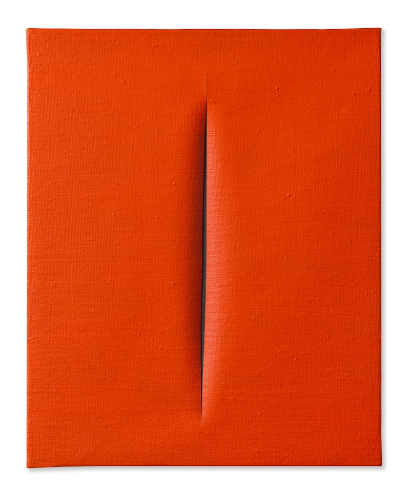 Concetto Spaziale, Attesa by Lucio Fontana