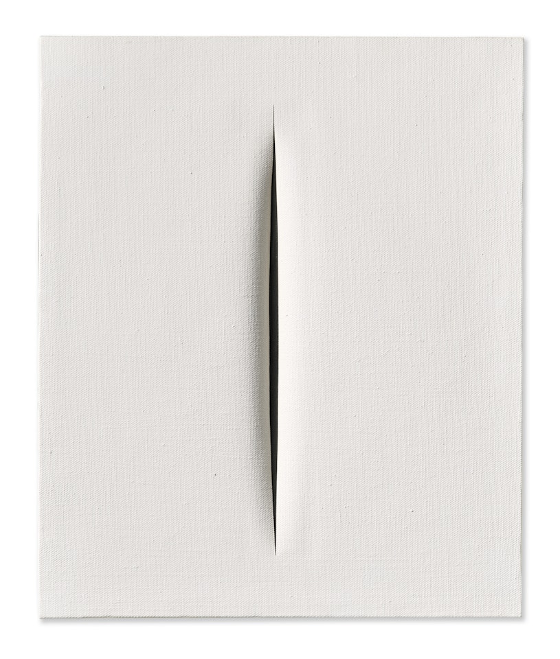 Concetto Spaziale, Attesa by Lucio Fontana