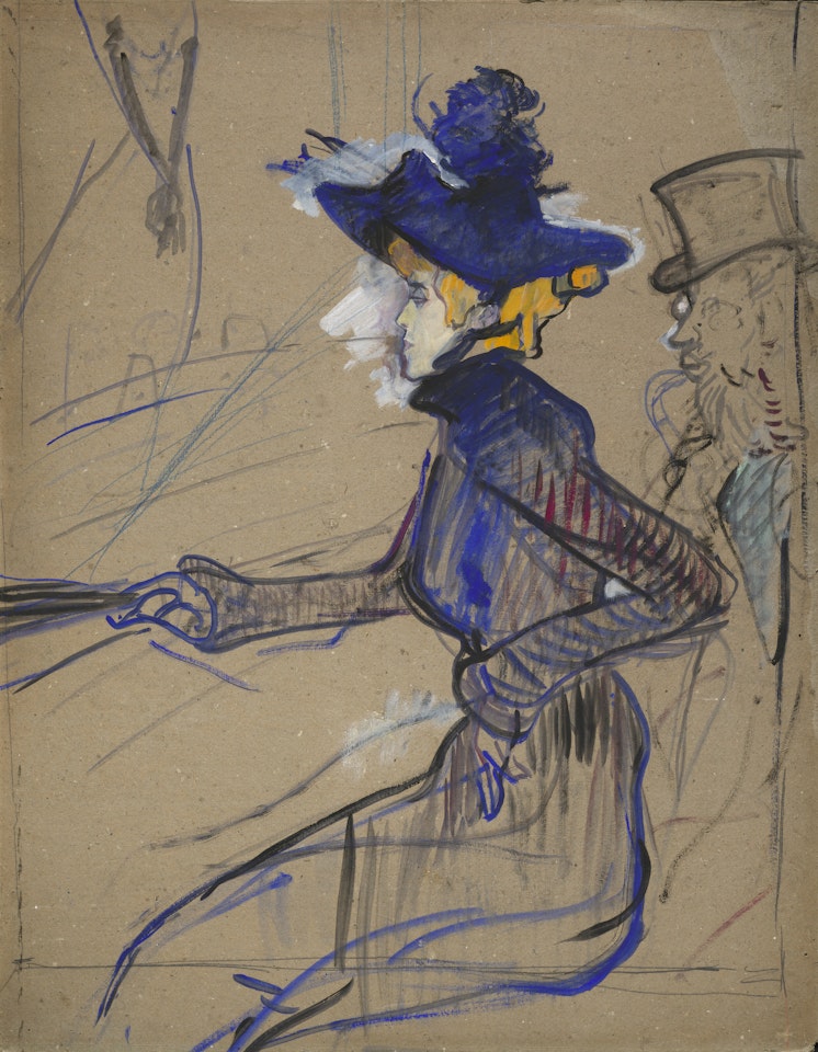 Jane Avril au Divan Japonais by Henri de Toulouse-Lautrec