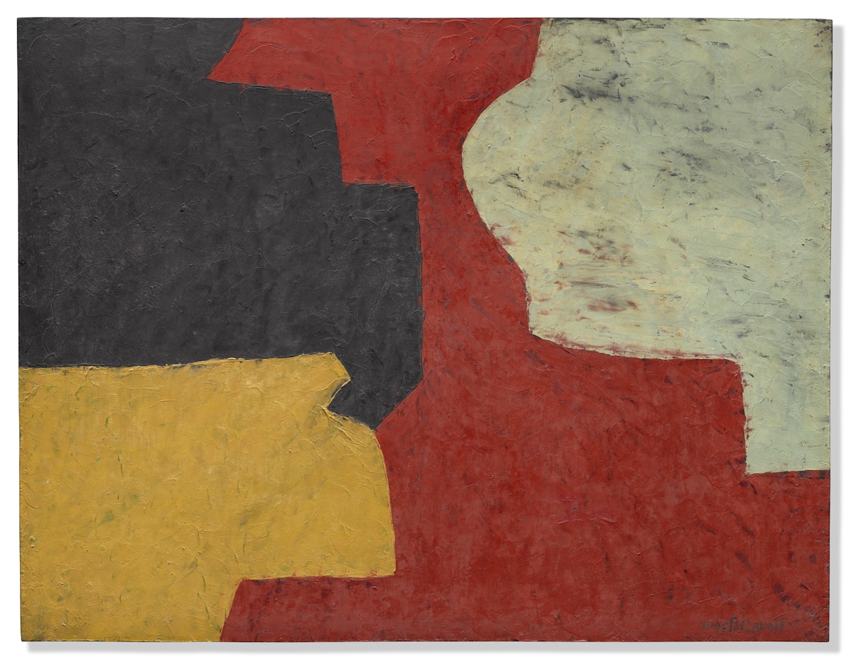 Rouge, noir, jaune by Serge Poliakoff
