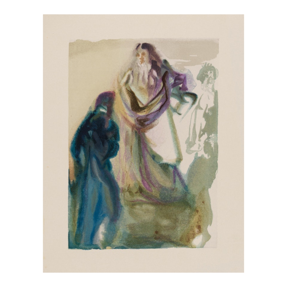 6 plates, from The Divine Comedy (6 works) (Field The Divine Comedy, pgs. 189-200) by Salvador Dali