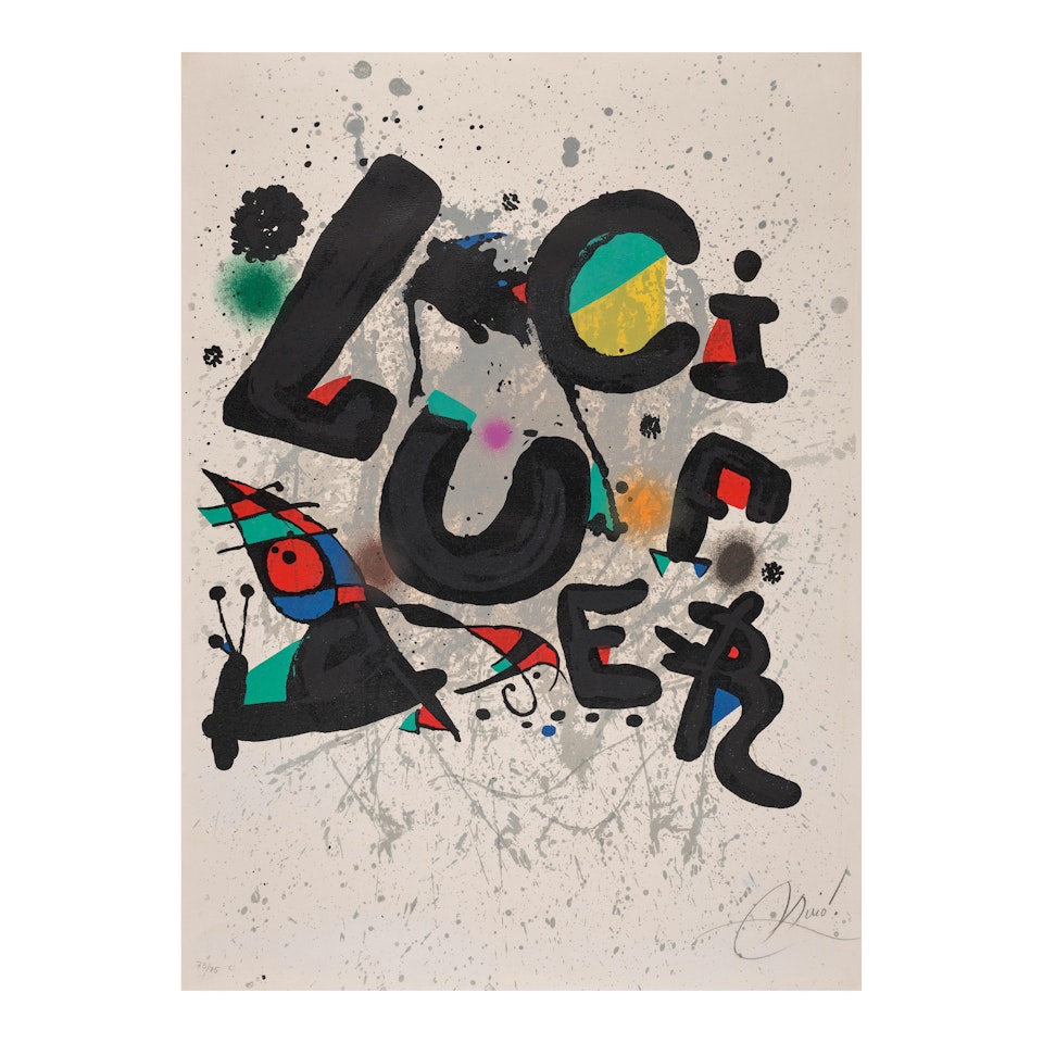 Lucifer (Mourlot 1050) by Joan Miró