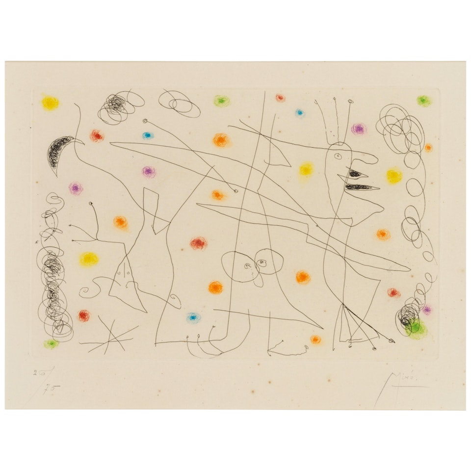 Strip-Tease (Dupin 273) by Joan Miró